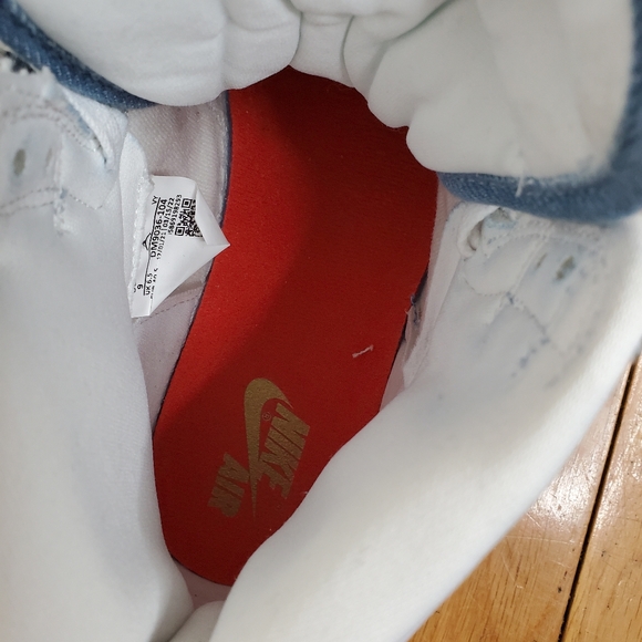 Air Jordan 1 Retro High OG Denim Womens Sneaker DM9036-104 - Picture 6 of 7